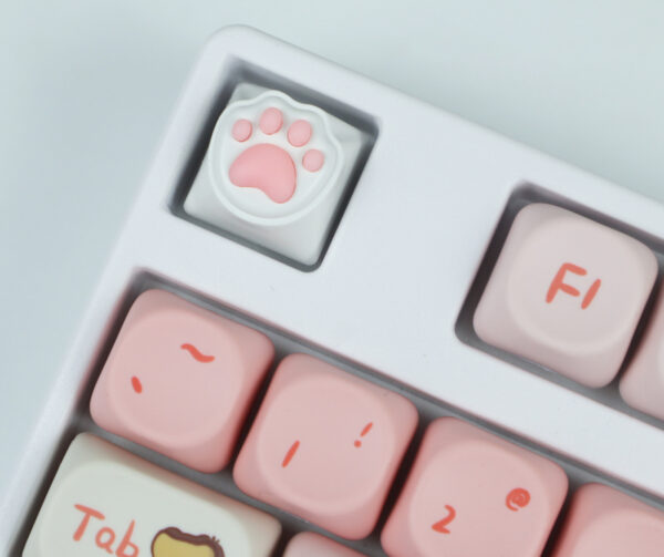 cat paw keycap Soft Silicone Cat Paw Keycap for Mechanical Keyboard