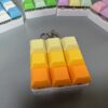 orange 9 key keyboard keychain