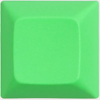 green keycap DSA