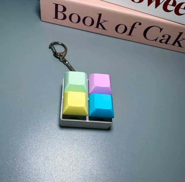 Brown Switch keyboard keychain fidget toy