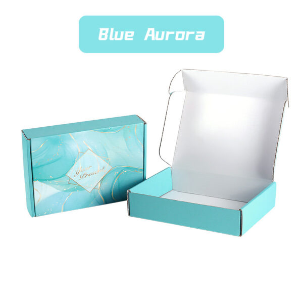 packing box blue aurora