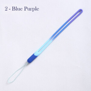 blue purple silicone strap