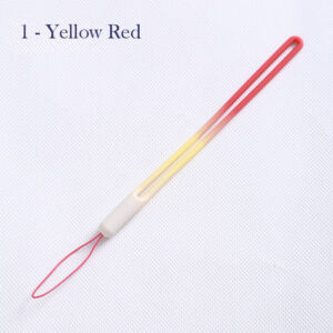 yellow red silicone strap