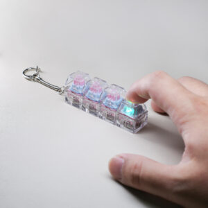 4 key keyboard fidget silent with light