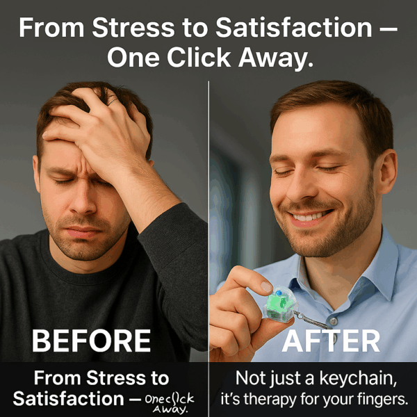 4 key keyboard fidget stress relief